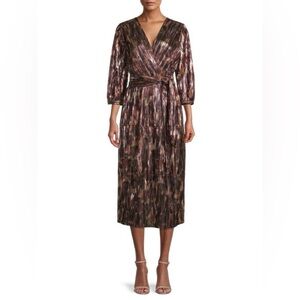 Johnny Was Tina Wrap Midi Dress